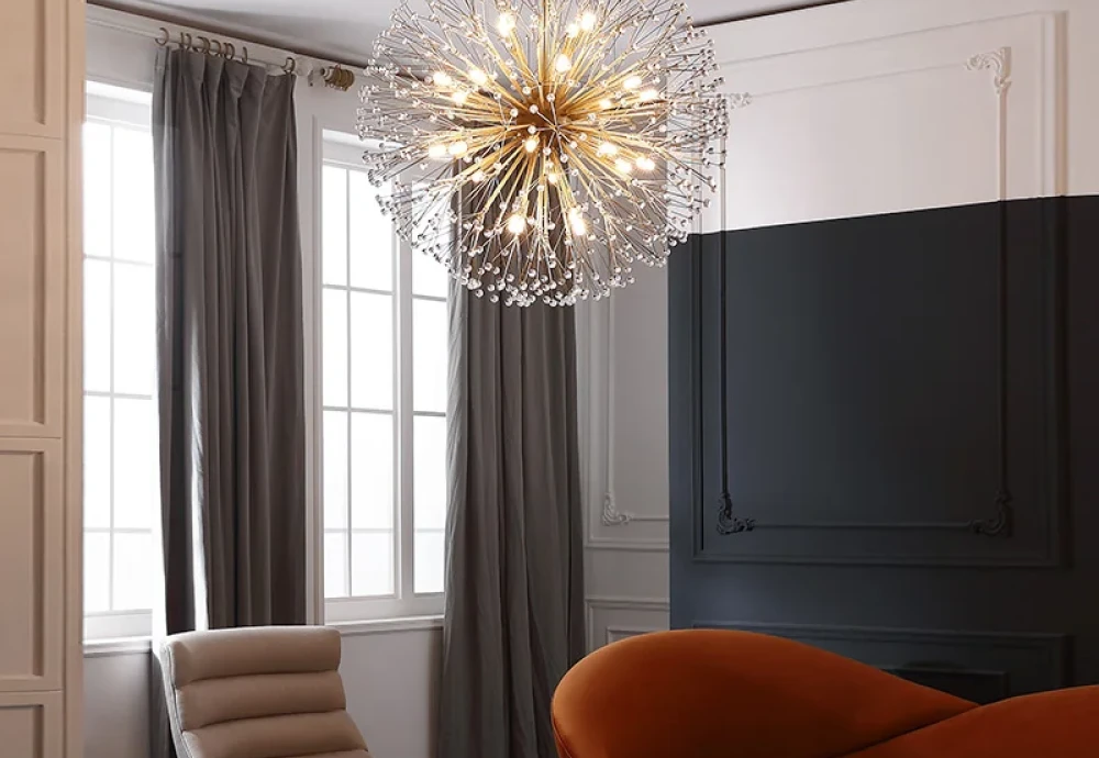 modern globe chandelier