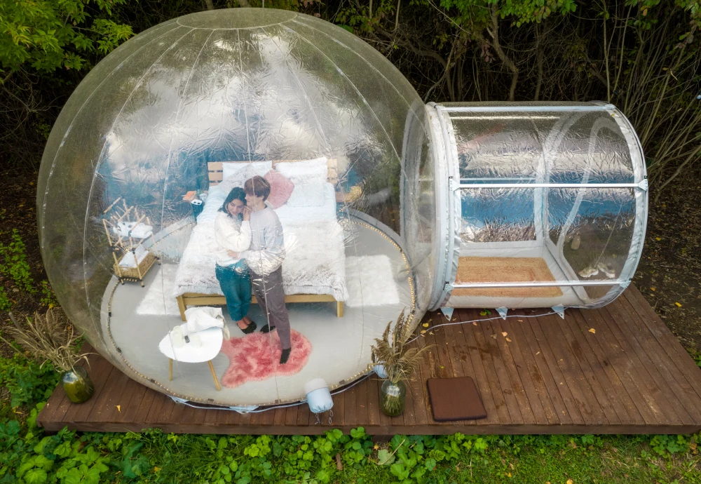 camping clear inflatable bubble tent